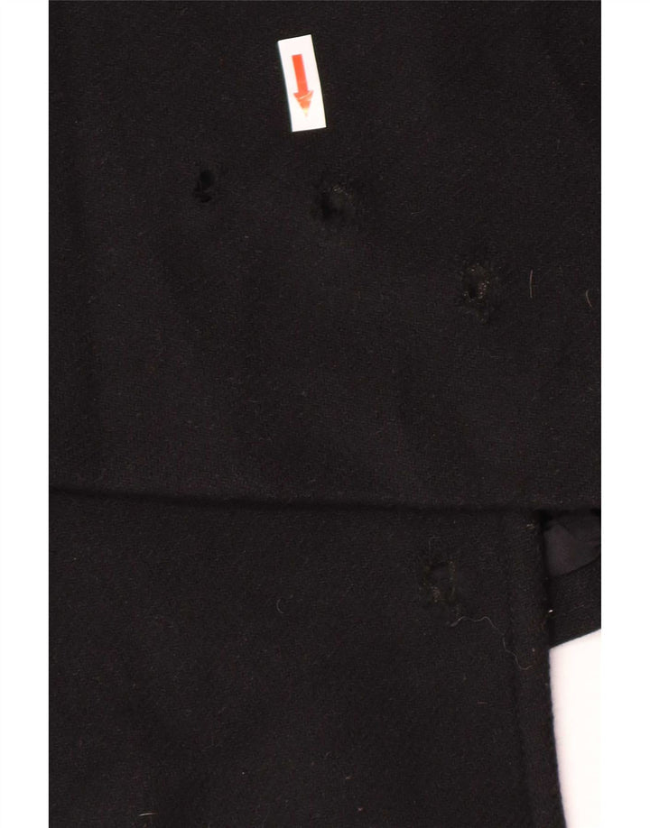 Zara Mujer Abrigo Abierto UK 46 Grande Negro