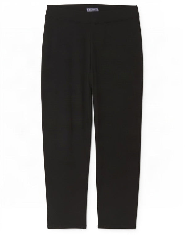 Marks & Spencer Pantalones de Chándal para Mujer UK 46 Grande Algodón Negro