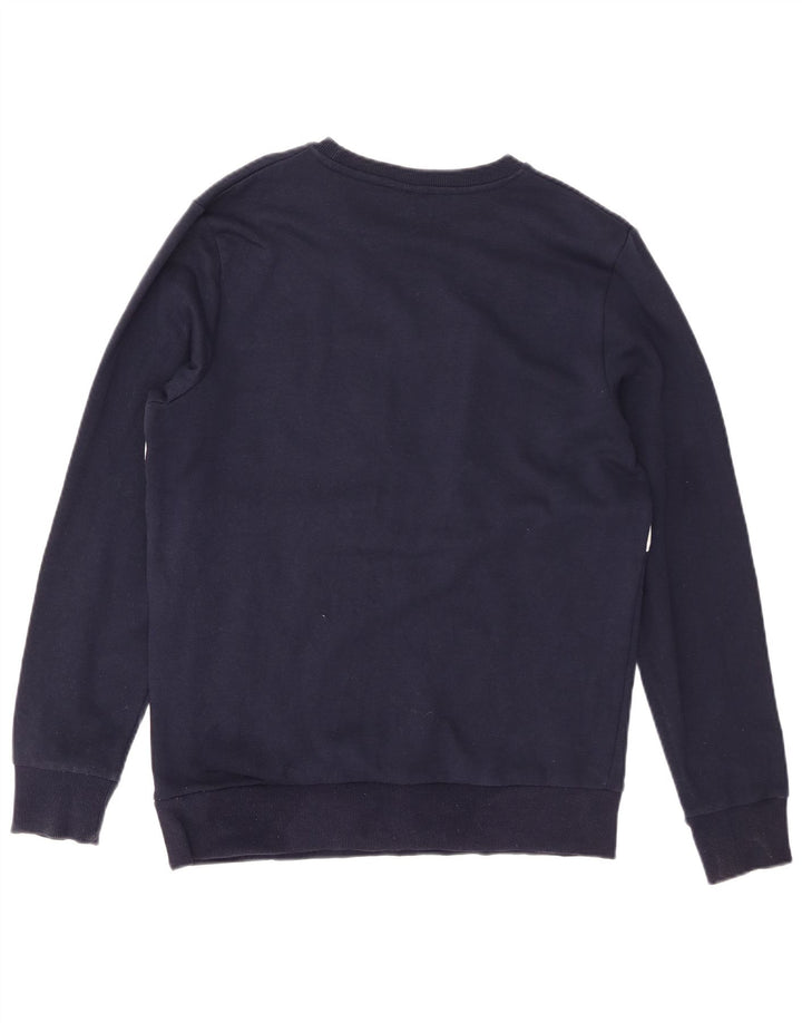 Jack & Jones Hombre Sudadera Gráfica Jumper Large Azul Marino Colorblock