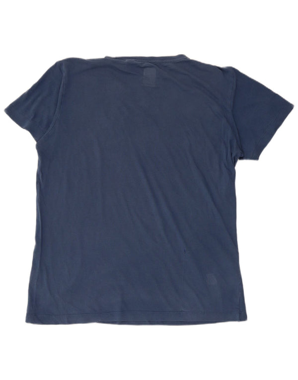 K-WAY Camiseta Hombre Top Grande Azul Algodón