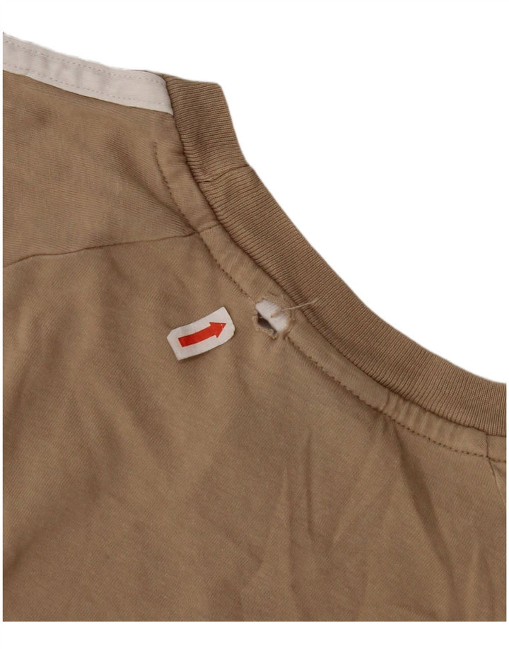 ADIDAS Camiseta para mujer Top UK 12 Algodón beige medio