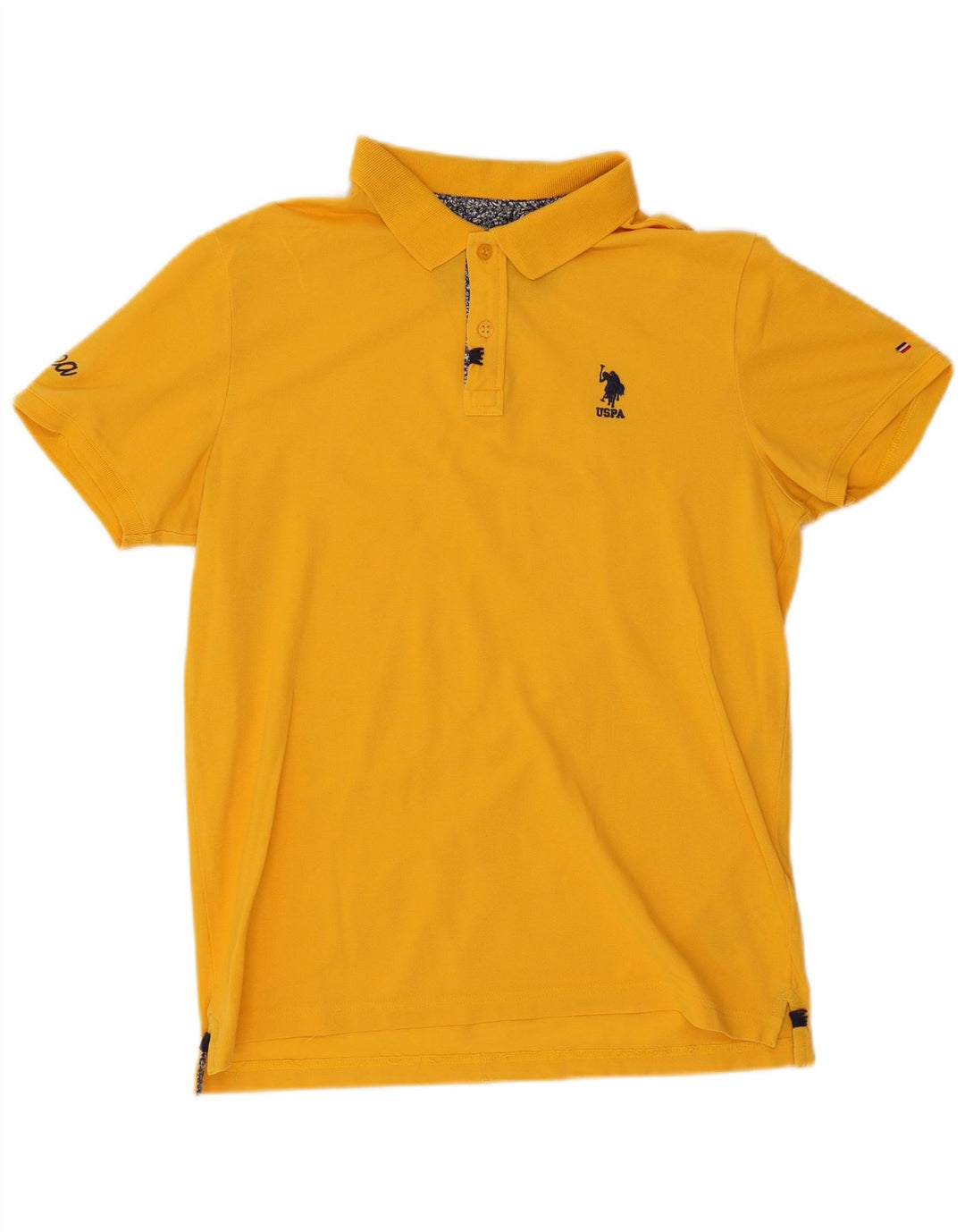 Asociación de Polo de EE. UU. Camisa Hombre Algodon Amarillo Medio