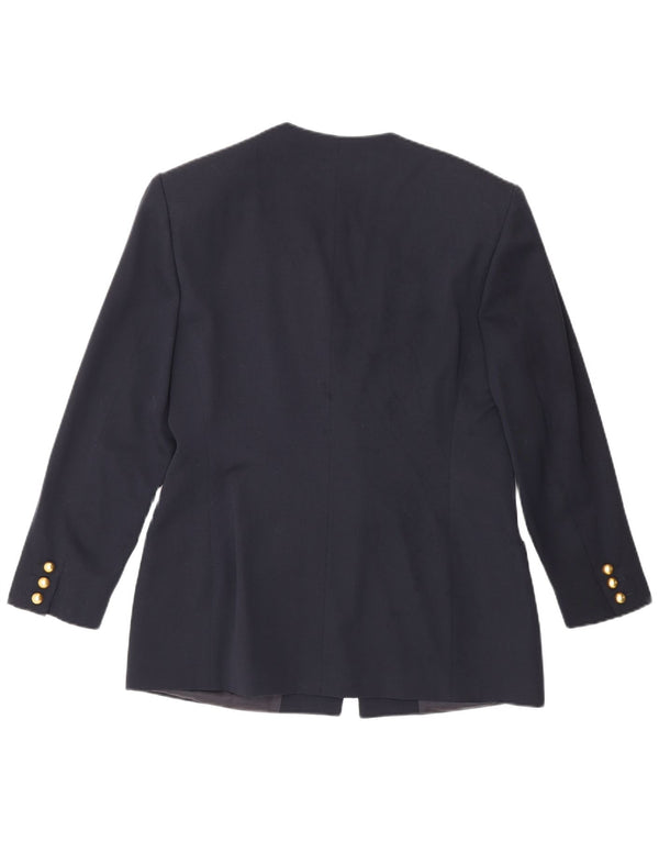 Les Copains Chaqueta Blazer de 1 Botón para Mujer UK 44 Azul Marino Mediano