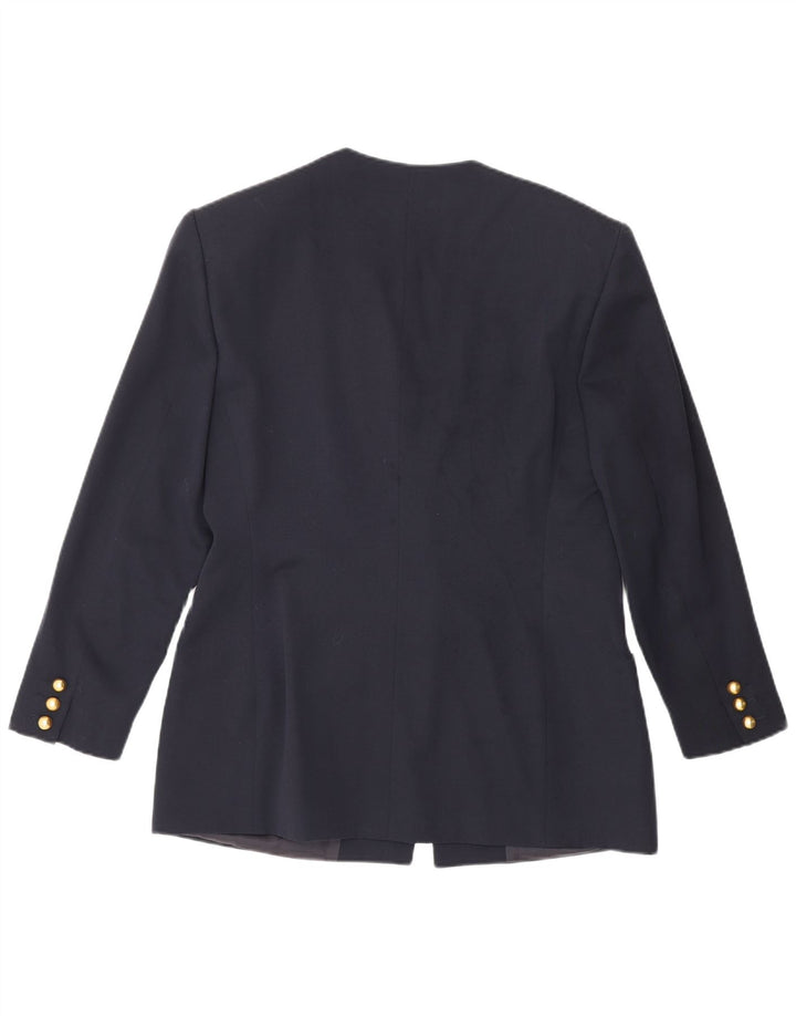 Les Copains Chaqueta Blazer de 1 Botón para Mujer UK 44 Azul Marino Mediano