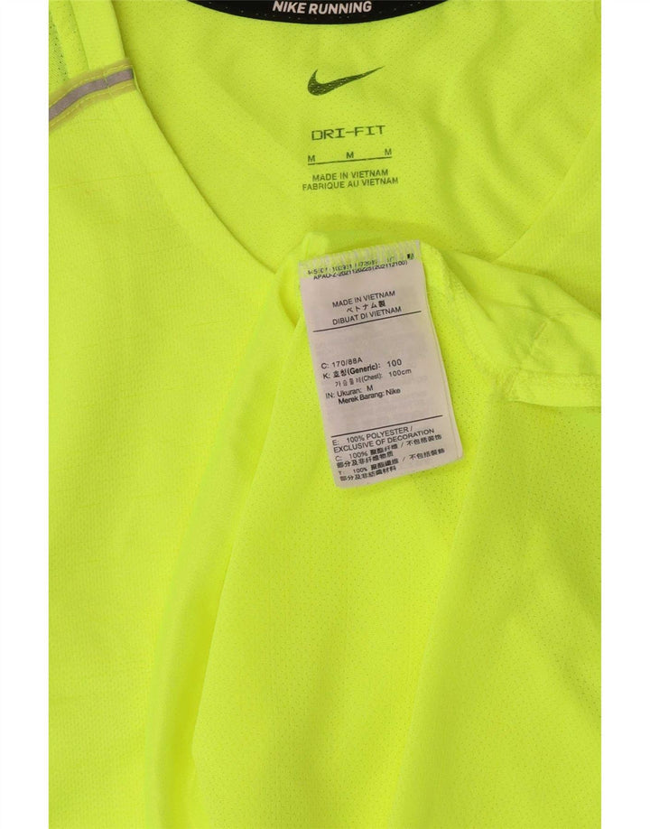 Camiseta sin mangas Nike Dri Fit para hombre Poliéster verde medio