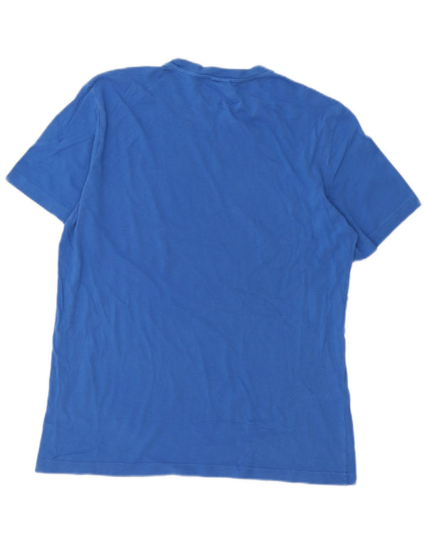 CHAMPION Camiseta gráfica para hombre Top grande azul