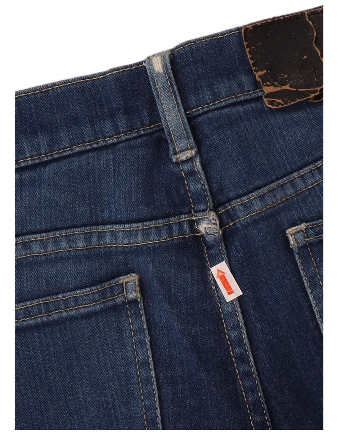 CHEAP MONDAY Vaqueros ajustados para mujer W32 L33 Algodón azul