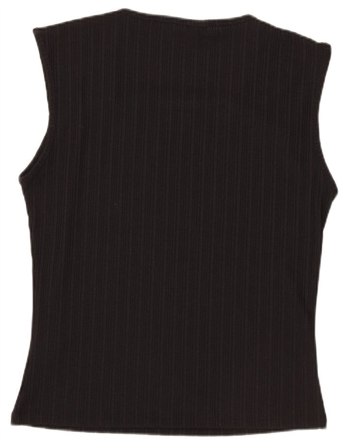 Blusa sin mangas para mujer Lipsy UK 40 XL Poliéster negro