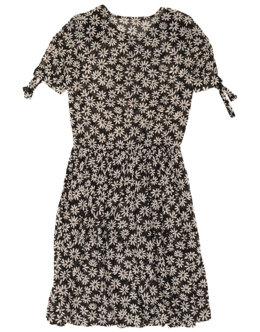 DONNA MIZAR Vestido largo para mujer IT 44 Algodón floral negro mediano