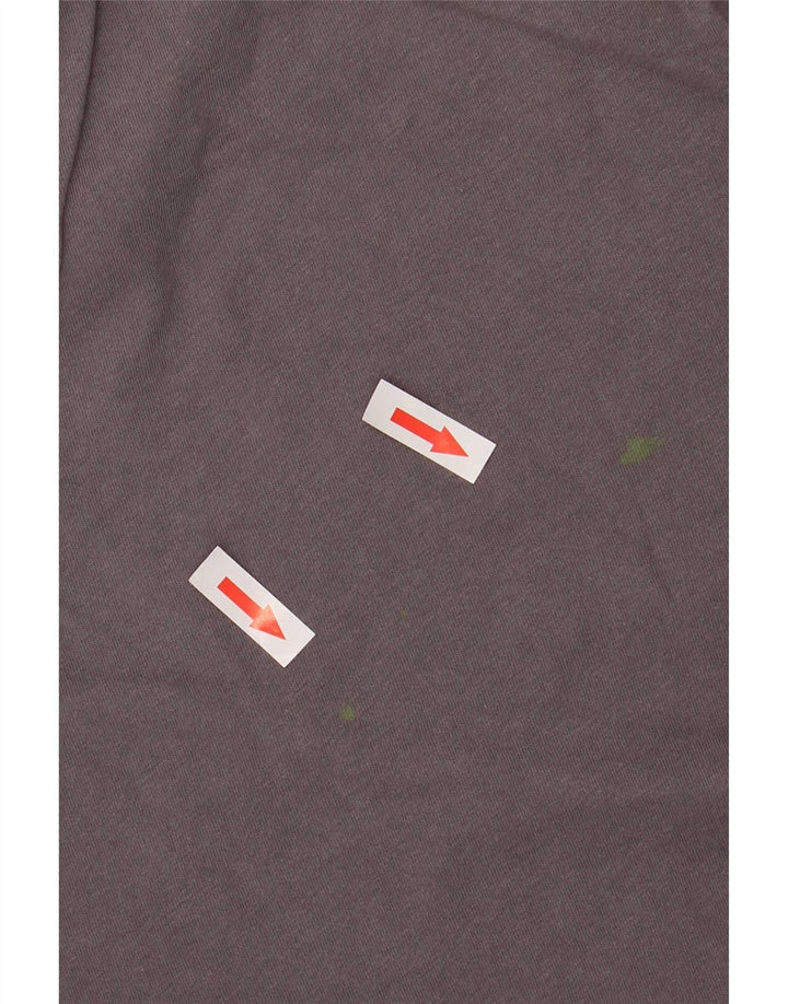 Camiseta Nike Hombre Top Small Gris Algodón
