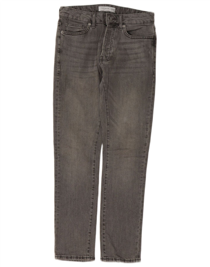 Vaqueros ajustados para hombre Topman W28 L30 Algodón gris