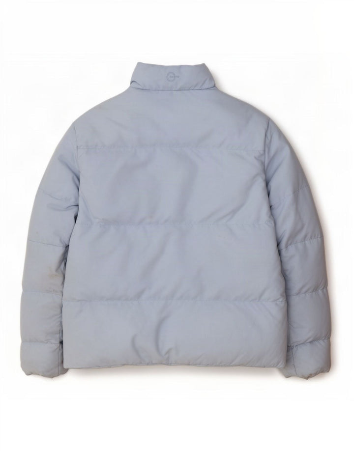 Crew Clothing Chaqueta acolchada para mujer UK 12 Poliéster azul medio