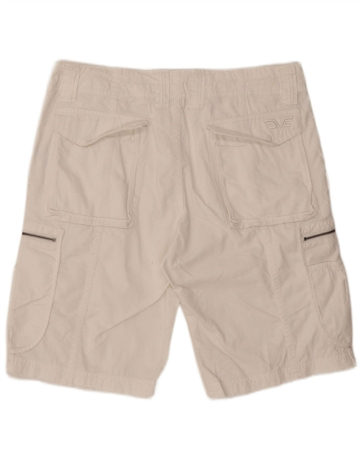 French Connection Pantalones cortos tipo cargo para hombre W36 Algodón blanco grande