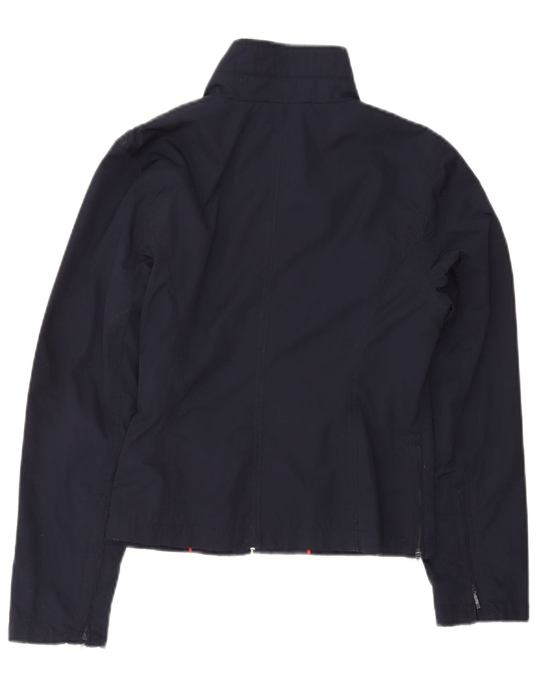 Tommy Hilfiger Chaqueta Bomber Corta para Mujer Reino Unido 12 Poliéster Azul Marino Mediano