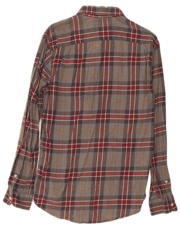 Jack Wills Camisa De Franela Para Hombre Algodón A Cuadros Gris Pequeño