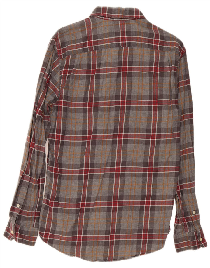 Jack Wills Camisa De Franela Para Hombre Algodón A Cuadros Gris Pequeño