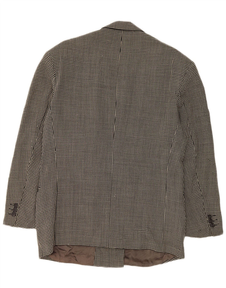 Hugo Boss Chaqueta Blazer De Doble Botonadura Para Mujer IT 50 XL Gris Manchado