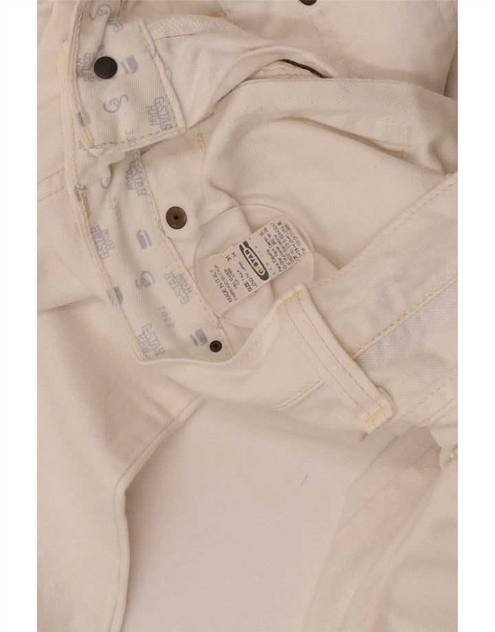 Vaqueros ajustados para mujer G-Star W31 L34 Algodón blanco