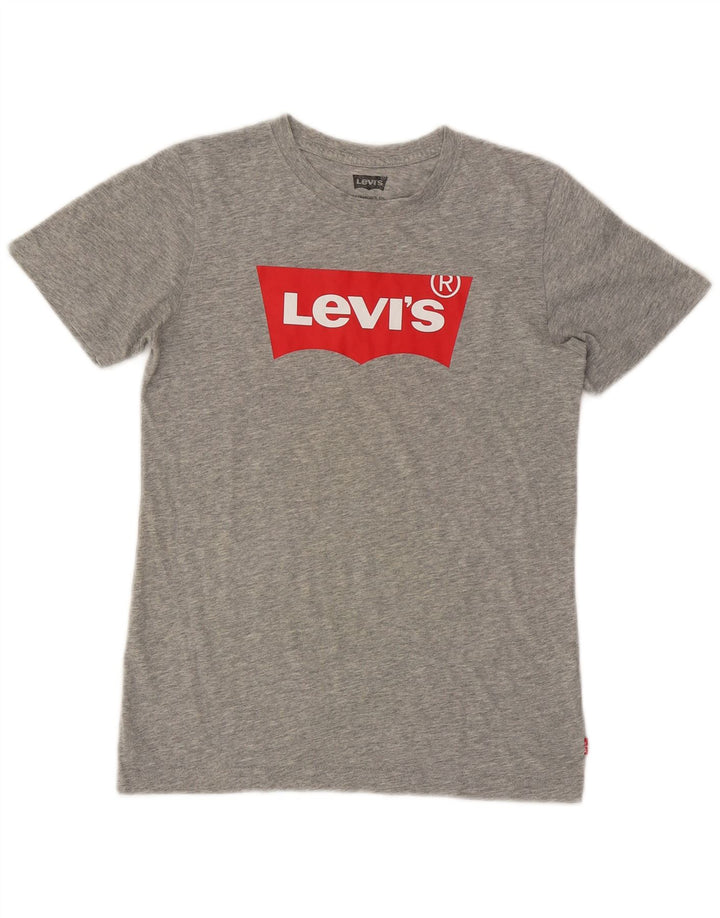 Levi's Camiseta gráfica para niños 13-14 años Gris moteado