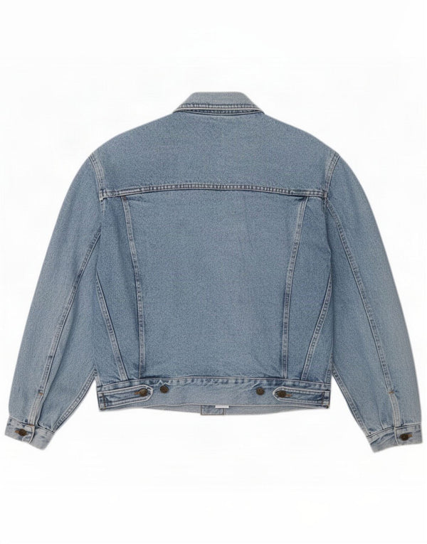 Wampum Mens Denim Jacket UK 40 Large Blue