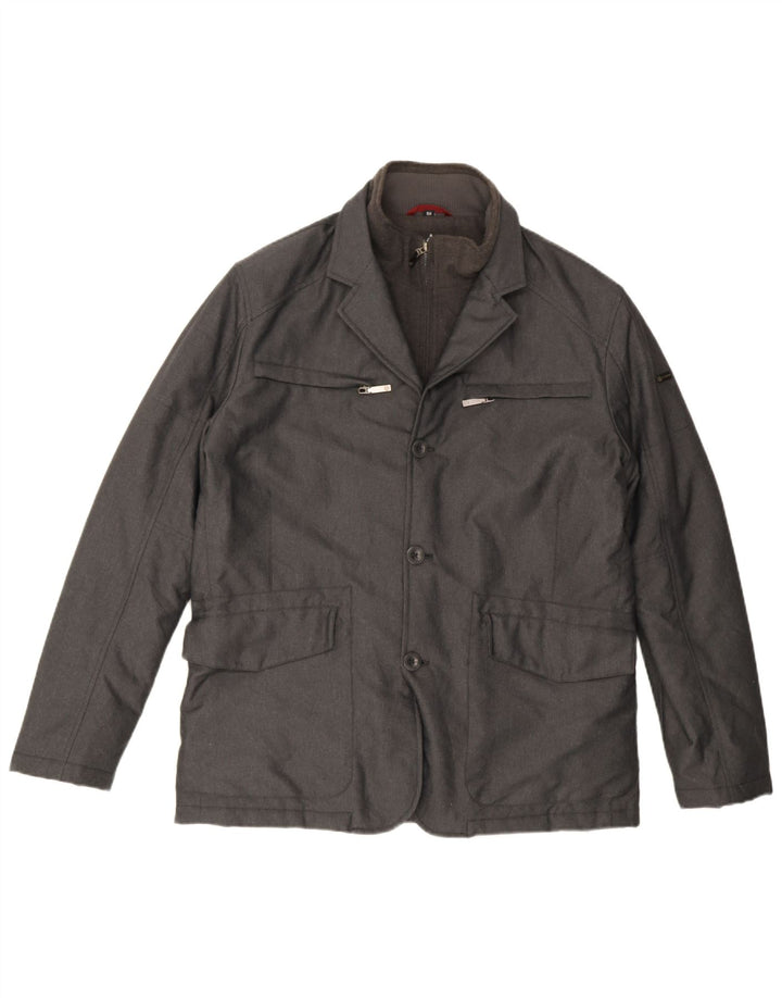 Ivy Oxford Chaqueta cortavientos para hombre IT 54 2XL Gris Poliéster