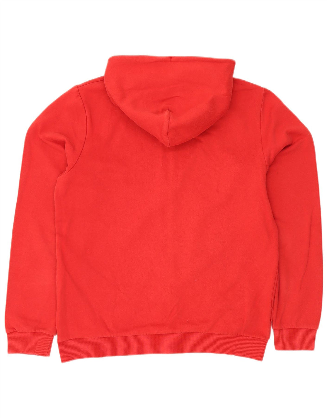 NIKE Sudadera con capucha y cremallera para hombre, algodón rojo mediano