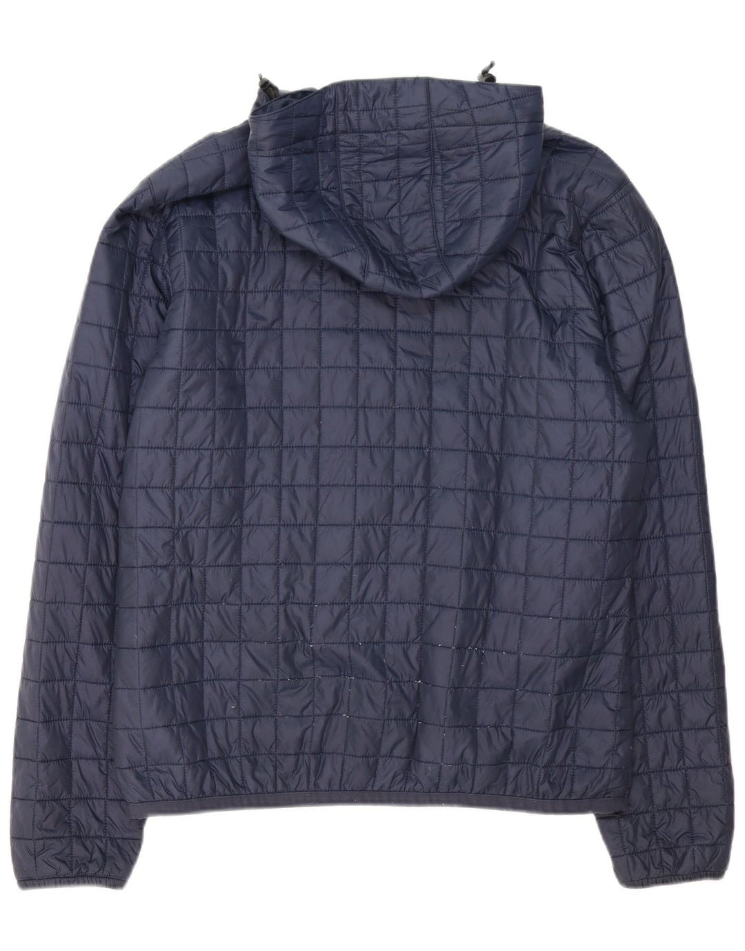 K-Way Chaqueta acolchada con capucha para hombre UK 40 Large Poliamida azul marino