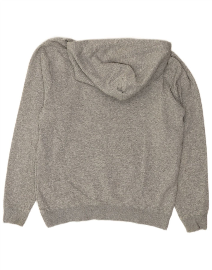 Jack Wills Hombre Sudadera Con Capucha Gráfica Jersey Pequeño Gris Algodón