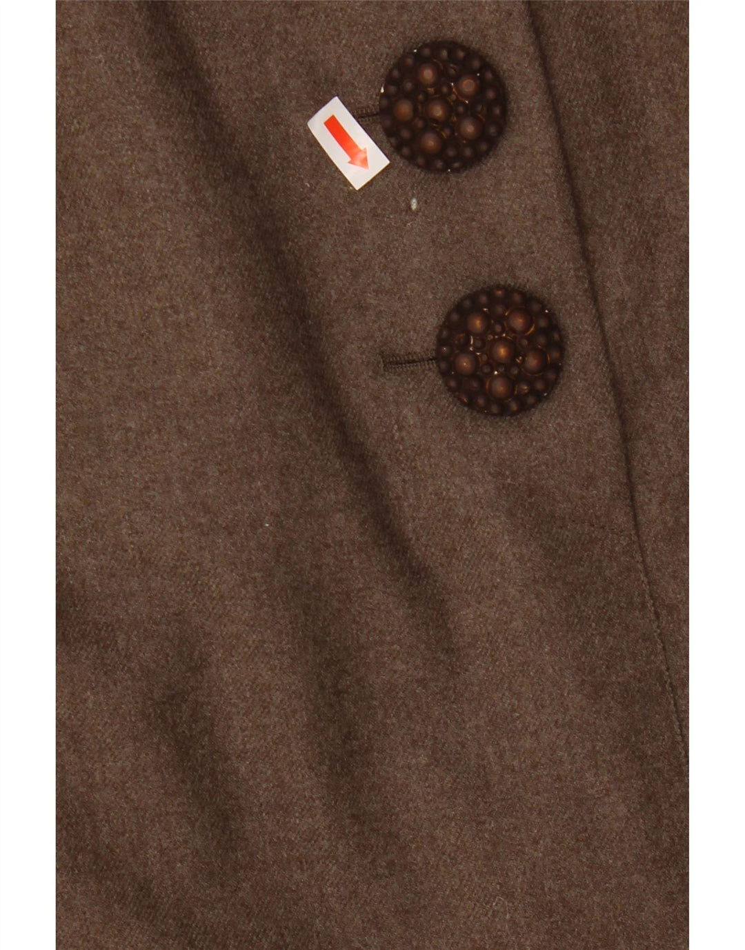 Falda lápiz VINTAGE para mujer W28 Marrón medio