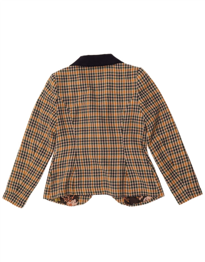 Joe Browns Chaqueta tipo blazer para mujer UK 40 Mediana Pata de gallo multicolor