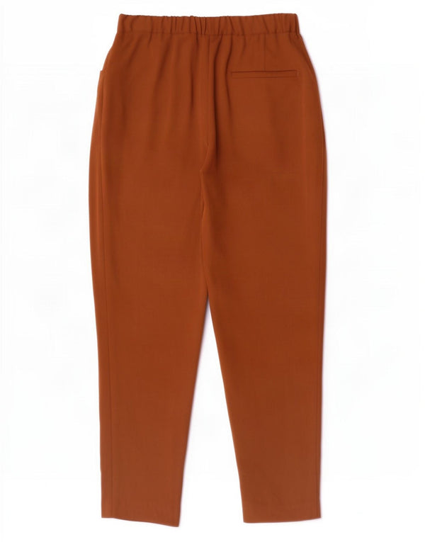 Zara Mujer Pantalones Casuales Tapered Mediano W28 L26 Marrón