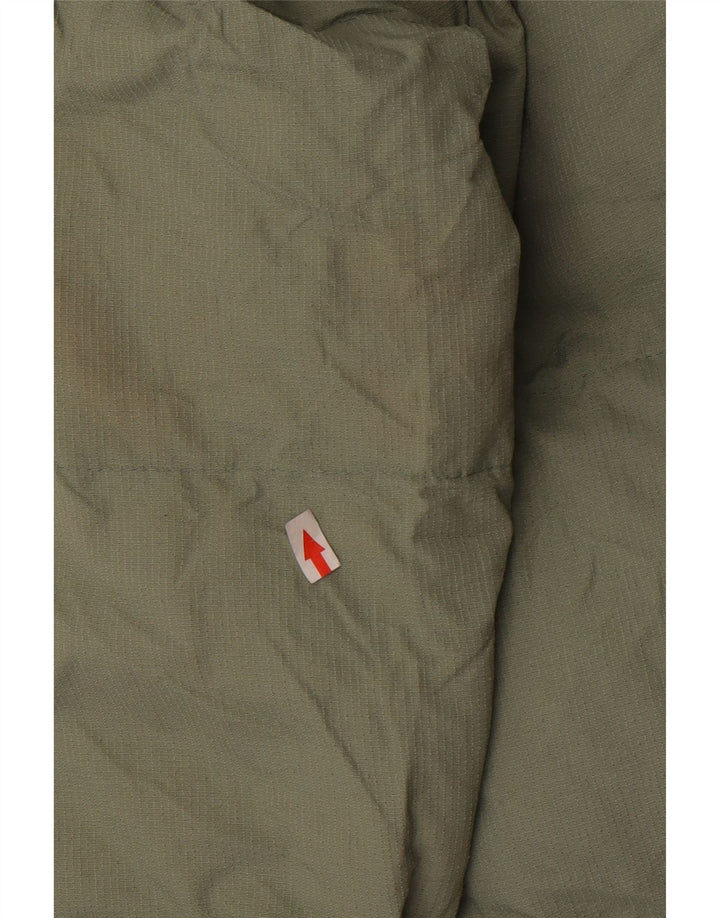 Fila Chaqueta acolchada con capucha para hombre UK 36 Small Verde Poliéster
