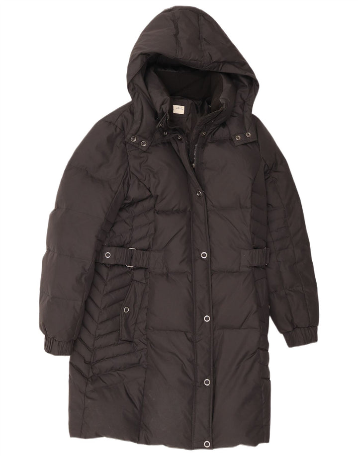 Abrigo acolchado con capucha para mujer Esprit UK 18 XL Poliéster negro