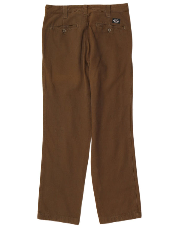 Dockers Pantalón chino recto color caqui para hombre W31 L32 Algodón caqui