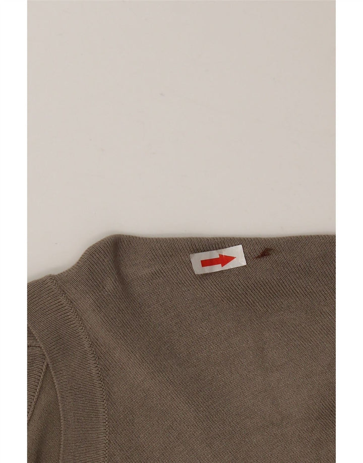 Zara Hombre Jersey Cuello Redondo Jersey XL Gris Viscosa