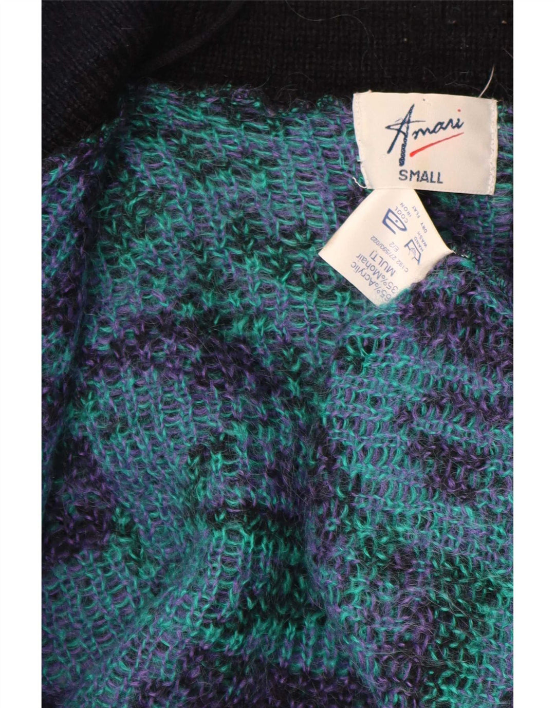 Amari Suéter tipo cárdigan largo de gran tamaño para mujer UK 10 Small Multicolor