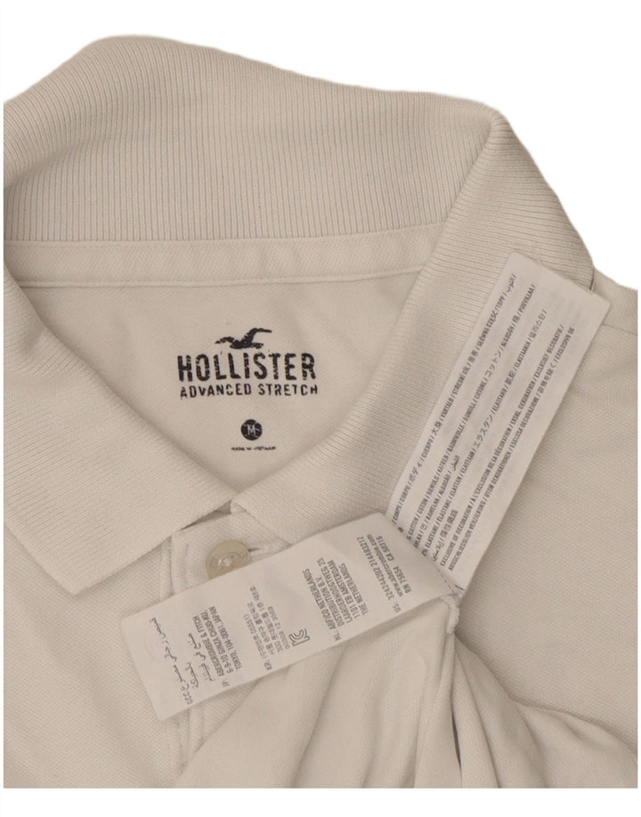 Polo Hollister Hombre Algodón Blanco Mediano