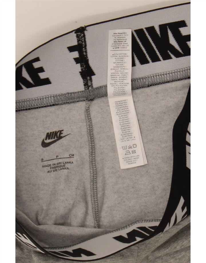 NIKE Leggings gráficos para mujer UK 8 Small Gris Algodón