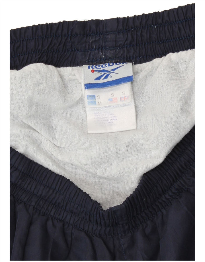 Reebok Mens Sport Shorts Small Azul Marino Poliéster