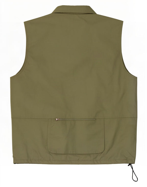 Jintao Chaleco utilitario para hombre UK 44 2XL Algodón caqui