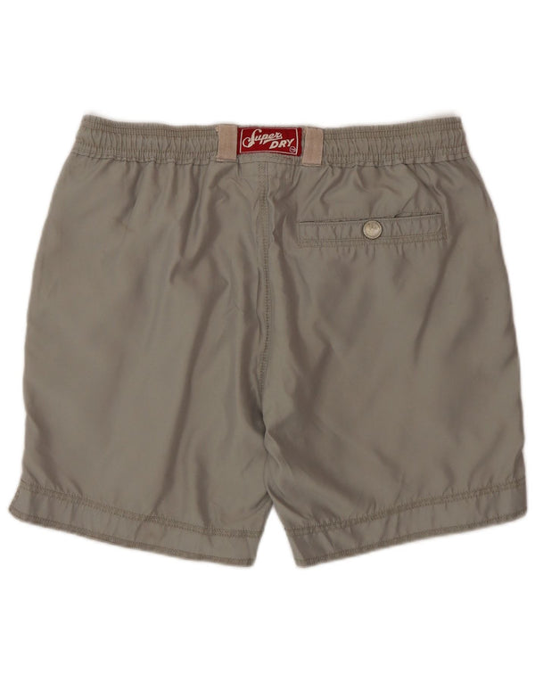 Superdry Shorts De Baño Gráficos Para Hombre Poliéster Gris Medio