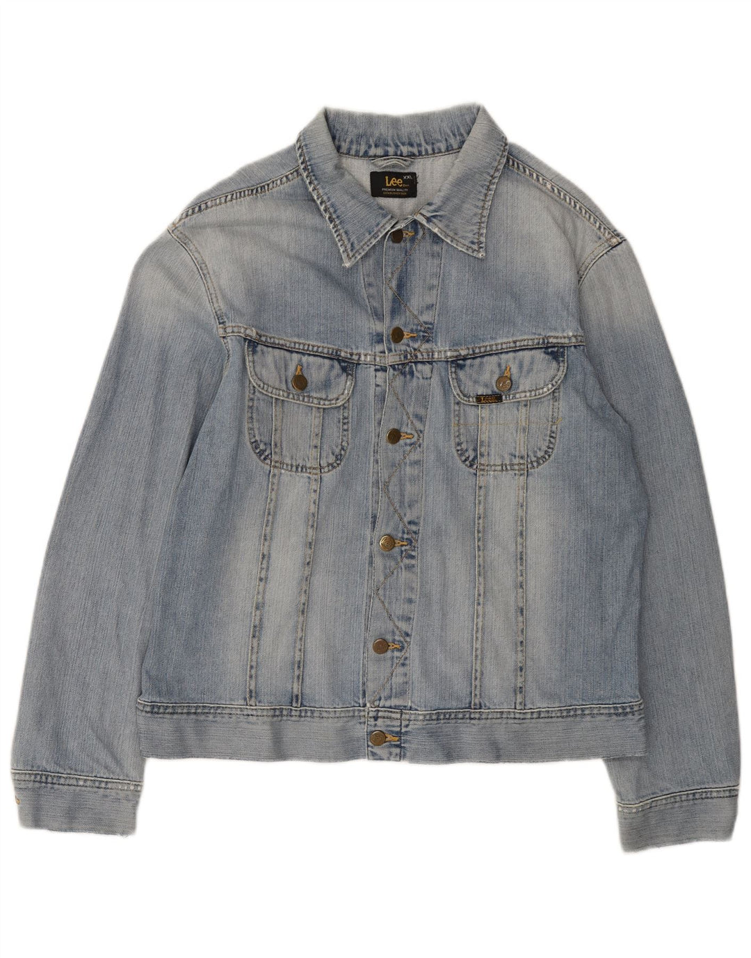LEE Chaqueta vaquera para hombre UK 44 2XL Algodón azul