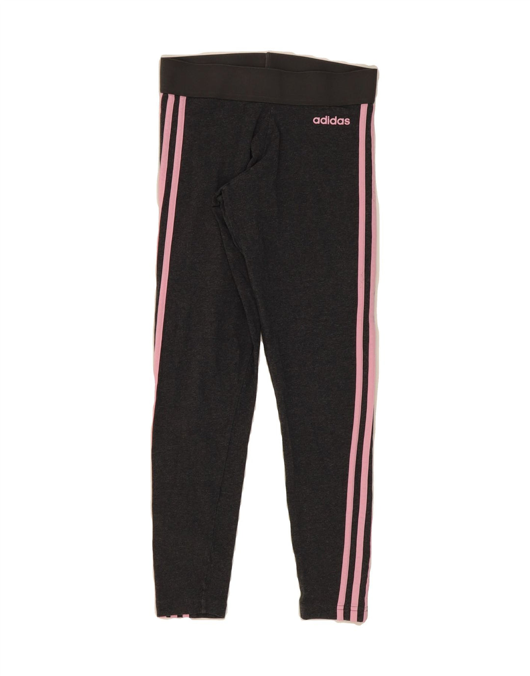 ADIDAS Womens Leggings UK 8/10 Small Grey Cotton Vintage Adidas and Second-Hand Adidas from Messina Hembry 