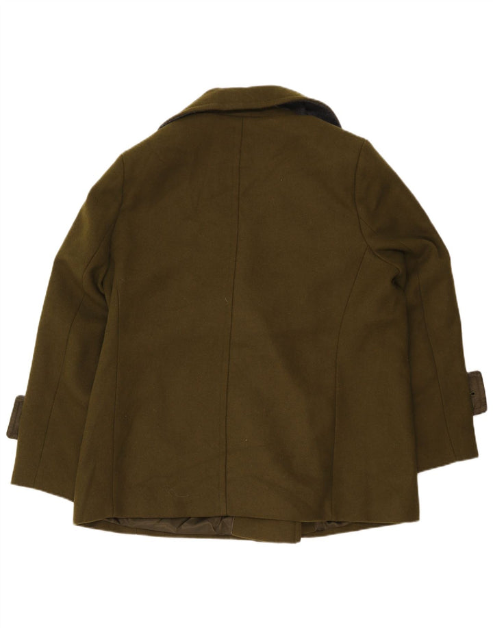 Marks & Spencer Chaquetón para Mujer UK 40 XL Poliéster Caqui
