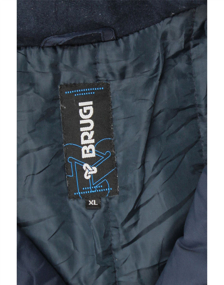 Brugi Chaqueta cortavientos para hombre UK 42 XL Poliamida azul marino