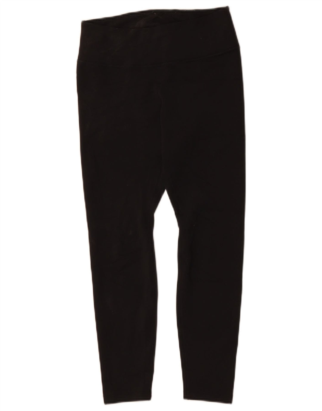 NIKE Leggings capri gráficos Dri Fit para mujer UK 12 Mediano Negro Poliéster