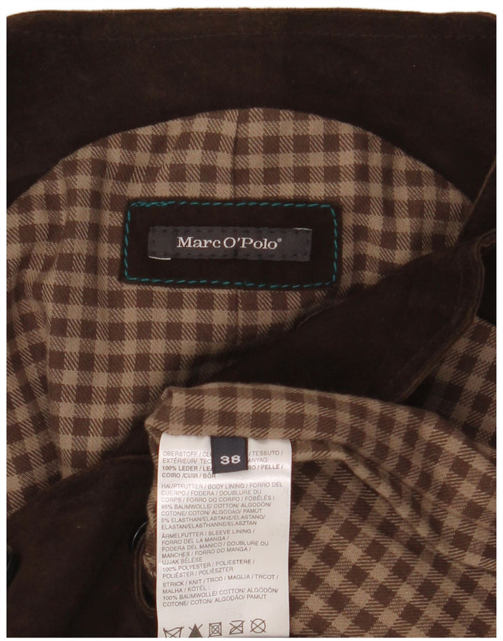 Marc O'Polo Chaleco de ante para mujer EU 38 Cuero marrón medio