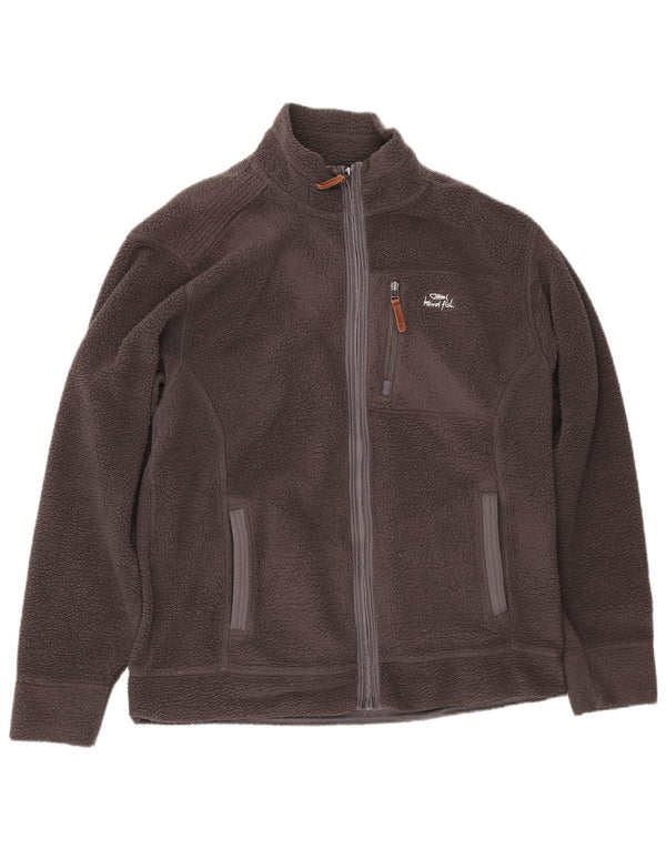 WEIRD FISH Chaqueta polar para hombre UK 40 Large Gris Poliéster