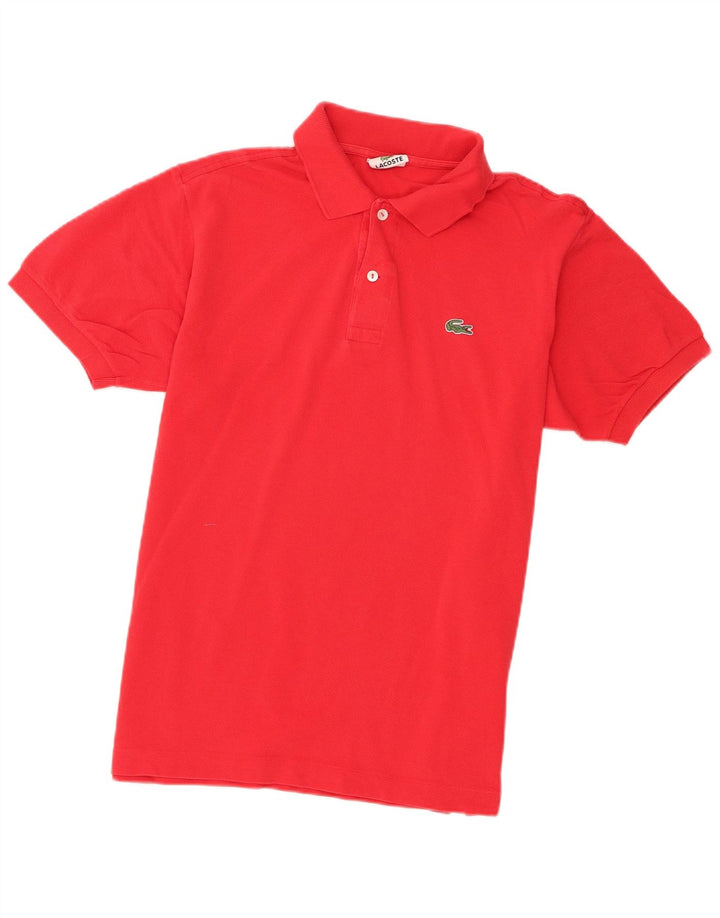 Polo Lacoste para hombre talla 4 mediano algodón rojo