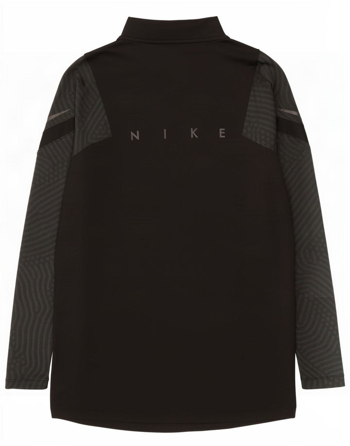 Nike Hombre Dri Fit Graphic Jersey Chándal Top Pequeño Negro Pinstripe